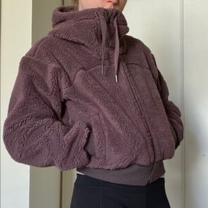 Lululemon Short & Sweet sherpa jacket size M